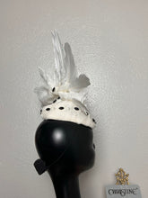 Load image into Gallery viewer, White hat Peacock spreads its wings