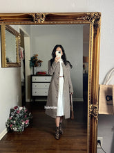 Load image into Gallery viewer, Irina Fall Coat in Hounds Tooths Brown