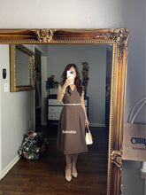 Load image into Gallery viewer, Taryn blazer dress in Brown