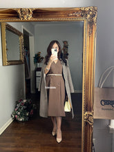 Load image into Gallery viewer, Taryn blazer dress in Brown