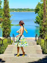 Load image into Gallery viewer, May Dress in Lemon Print