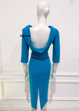 Load image into Gallery viewer, Karen dress in Royal Blue and Teal