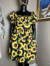 Load image into Gallery viewer, Suri Dress in Sunflowers Print
