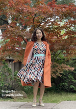 Load image into Gallery viewer, Cici dress in plaid bloom flowers size S