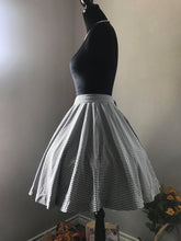 Load image into Gallery viewer, Lolita suit Small Black Checkered Gingham cotton - Shop women style vintage, Audrey Hepburn jackets online -Christine