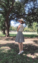 Load image into Gallery viewer, Lolita skirt Black Checkered Gingham XS, S, M - Shop women style vintage, Audrey Hepburn jackets online -Christine
