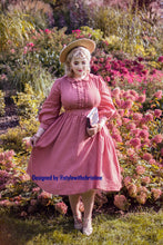Load image into Gallery viewer, Ariel Dress in Cherry Pink Linen