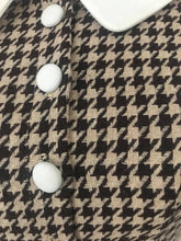 Load image into Gallery viewer, Ellie Dress in Tweed hoods Tooths Brown