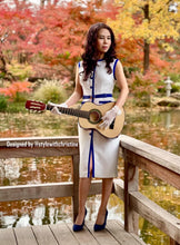 Load image into Gallery viewer, Ann dress in white