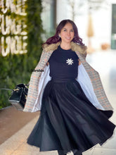 Load image into Gallery viewer, Lola Coat in Tweed fur neck collar