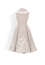 Load image into Gallery viewer, Lola dress in Grey - Shop women style vintage, Audrey Hepburn jackets online -Christine