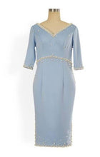 Load image into Gallery viewer, Jenny dress in Powder Blue - Shop women style vintage, Audrey Hepburn jackets online -Christine