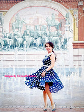 Load image into Gallery viewer, Sabrina Dress in polka dots