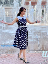 Load image into Gallery viewer, Sabrina Dress in polka dots