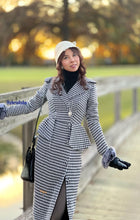 Load image into Gallery viewer, Christine dress in Hounds Tooths Black