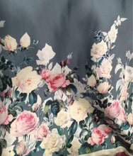 Load image into Gallery viewer, Kennedy Dress in Roses Silk size S - Shop women style vintage, Audrey Hepburn jackets online -Christine