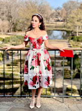 Load image into Gallery viewer, Diana Gown in Roses Printed