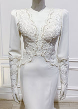 Load image into Gallery viewer, Diana Gown in solid white - Shop women style vintage, Audrey Hepburn jackets online -Christine