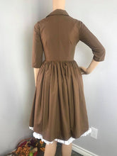 Load image into Gallery viewer, Hana Dress in Solid Camel Size S - Shop women style vintage, Audrey Hepburn jackets online -Christine