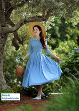 Load image into Gallery viewer, Kennedy Dress in Linen - Shop women style vintage, Audrey Hepburn jackets online -Christine