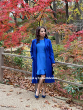 Load image into Gallery viewer, Audrey coat in Blue size S