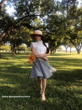 Load image into Gallery viewer, Lolita suit Small Black Checkered Gingham cotton - Shop women style vintage, Audrey Hepburn jackets online -Christine