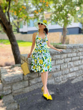 Load image into Gallery viewer, May Dress in Lemon Print
