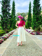 Load image into Gallery viewer, Rose 3D flower top in violet
