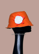 Load image into Gallery viewer, Orange hat matching  Audrey coat
