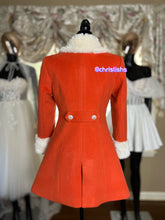 Load image into Gallery viewer, Kelly coat in red orange collar fur
