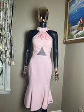 Load image into Gallery viewer, Rose Halter Cocktail Dress in Pink
