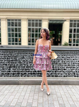 Load image into Gallery viewer, Anna dress in cherry flower printed
