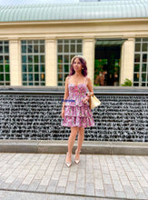 Load image into Gallery viewer, Anna dress in cherry flower printed
