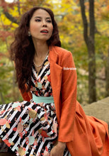 Load image into Gallery viewer, Audrey coat in Breakfast at Tiifany's
