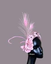 Load image into Gallery viewer, Pink halo facisnator matching dress
