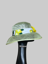 Load image into Gallery viewer, Lime green sun hat matching lemon dresses
