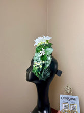 Load image into Gallery viewer, Green rose headpiece
