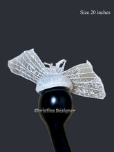 Load image into Gallery viewer, WINGS OF LOVE - wedding/ bridal  hat, pearl hat
