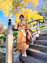 Load image into Gallery viewer, Lucie dress in 3D flowers
