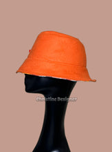Load image into Gallery viewer, Orange hat matching  Audrey coat
