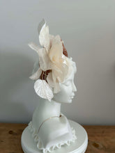 Load image into Gallery viewer, Cream halo facisnator matching dress
