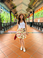 Load image into Gallery viewer, Julie skirt in Cherry cotton
