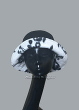 Load image into Gallery viewer, Black wool felt, fur hat matching coat
