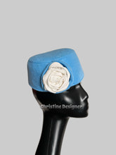 Load image into Gallery viewer, Halo winter hat matching casa dress
