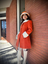Load image into Gallery viewer, Kelly coat in red orange collar fur
