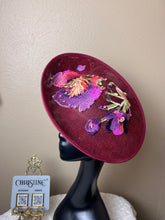 Load image into Gallery viewer, Red Pink statement hat

