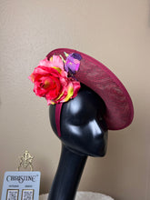 Load image into Gallery viewer, Red Pink statement hat
