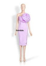 Load image into Gallery viewer, Rose in garden dress in purple
