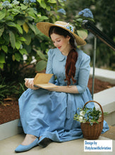 Load image into Gallery viewer, Kennedy Dress in Linen - Shop women style vintage, Audrey Hepburn jackets online -Christine
