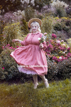 Load image into Gallery viewer, Ariel Dress in Cherry Pink Linen
